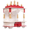 thumbnail image 1 of Kamdhenu art and craft Wooden Temple for Home, 1 of 4