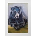 thumbnail image 1 of Kamdon Kreations 11x14 White Modern Wood Framed Museum Art Print Titled - Black Bear, 1 of 4
