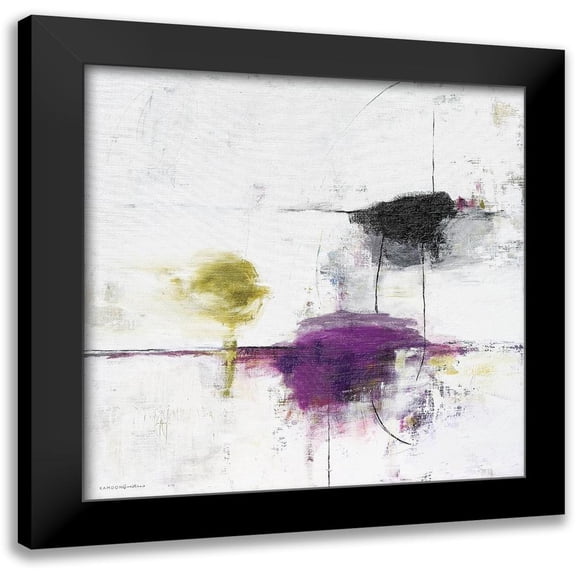 Kamdon Kreations 12x12 Black Modern Framed Museum Art Print Titled - Float