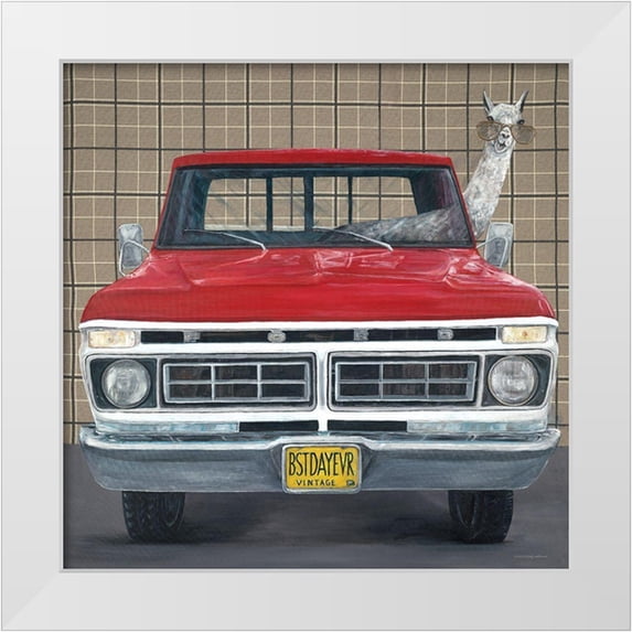 Kamdon Kreations 12x12 White Modern Wood Framed Museum Art Print Titled - Best Day Ever