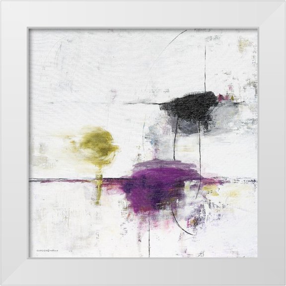 Kamdon Kreations 12x12 White Modern Wood Framed Museum Art Print Titled - Float