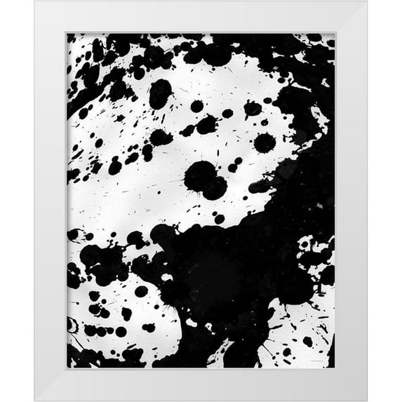 Kamdon Kreations 12x14 White Modern Wood Framed Museum Art Print Titled - Butterfly Effect II