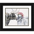 thumbnail image 1 of Kamdon Kreations 14x12 Black Ornate Wood Framed with Double Matting Museum Art Print Titled - Wyatt and Willowdeen, 1 of 4