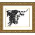 thumbnail image 1 of Kamdon Kreations 14x12 Gold Ornate Wood Framed with Double Matting Museum Art Print Titled - Linear Growth, 1 of 4