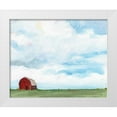 thumbnail image 1 of Kamdon Kreations 14x12 White Modern Wood Framed Museum Art Print Titled - Farming on the Range, 1 of 4