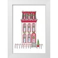 thumbnail image 1 of Kamdon Kreations 14x18 White Modern Wood Framed Museum Art Print Titled - 1225 Holly Street, 1 of 4