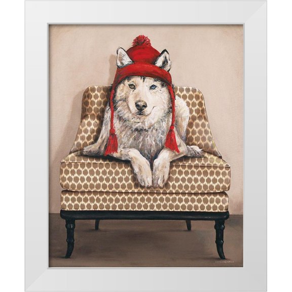 Kamdon Kreations 15x18 White Modern Wood Framed Museum Art Print Titled - Ruby