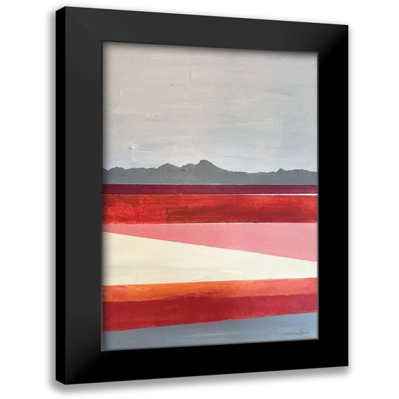 Kamdon Kreations 17x24 Black Modern Framed Museum Art Print Titled - Mod Range 1