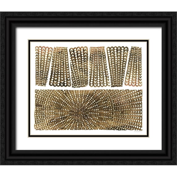 Kamdon Kreations 18x15 Black Ornate Wood Framed with Double Matting Museum Art Print Titled - Broken Eternity