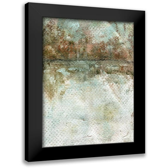 Kamdon Kreations 19x24 Black Modern Framed Museum Art Print Titled - In Between