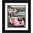 thumbnail image 1 of Kamdon Kreations 20x24 Black Ornate Wood Framed with Double Matting Museum Art Print Titled - Pink Bug in Europe, 1 of 4
