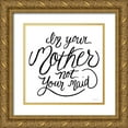 thumbnail image 1 of Kamdon Kreations 26x26 Gold Ornate Wood Framed with Double Matting Museum Art Print Titled - Not Your Maid, 1 of 4