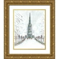 thumbnail image 1 of Kamdon Kreations 26x31 Gold Ornate Wood Framed with Double Matting Museum Art Print Titled - Christmas Eve, 1 of 4