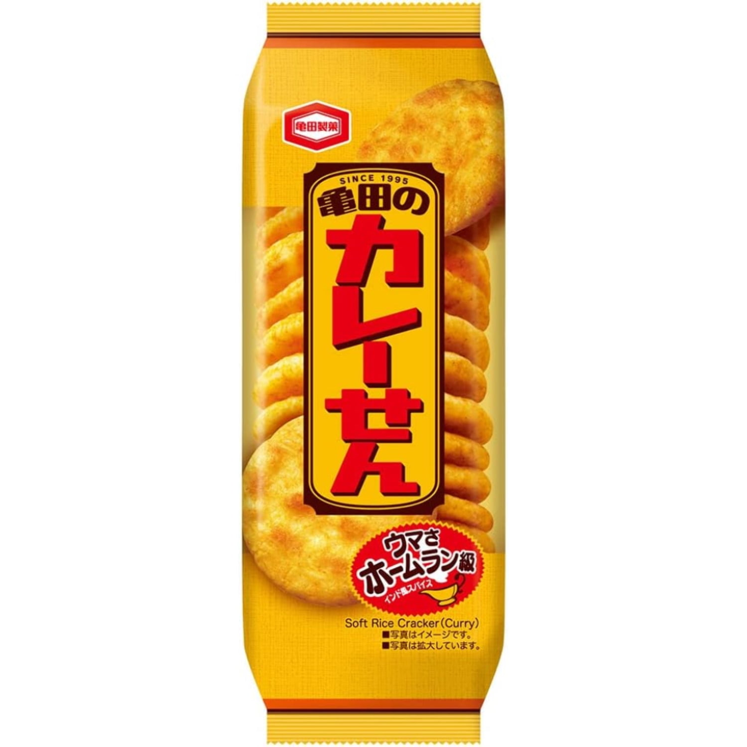 Kameda Seika Japanese Curry Senbei Rice Crackers 15pcs – Made in JAPAN - Tokyo Sakura Mall