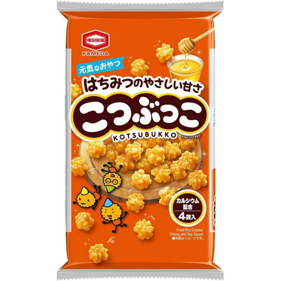 Kameda Seika Kotsubukko Honey Soy Sauce Rice Crackers 100g  Made in JAPAN - Tokyo Sakura Mall