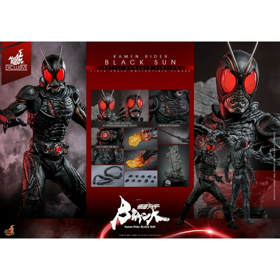 Figure Hot Toys TMS115 - Kamen Rider Black Sun - Black Sun Battle Damaged Version