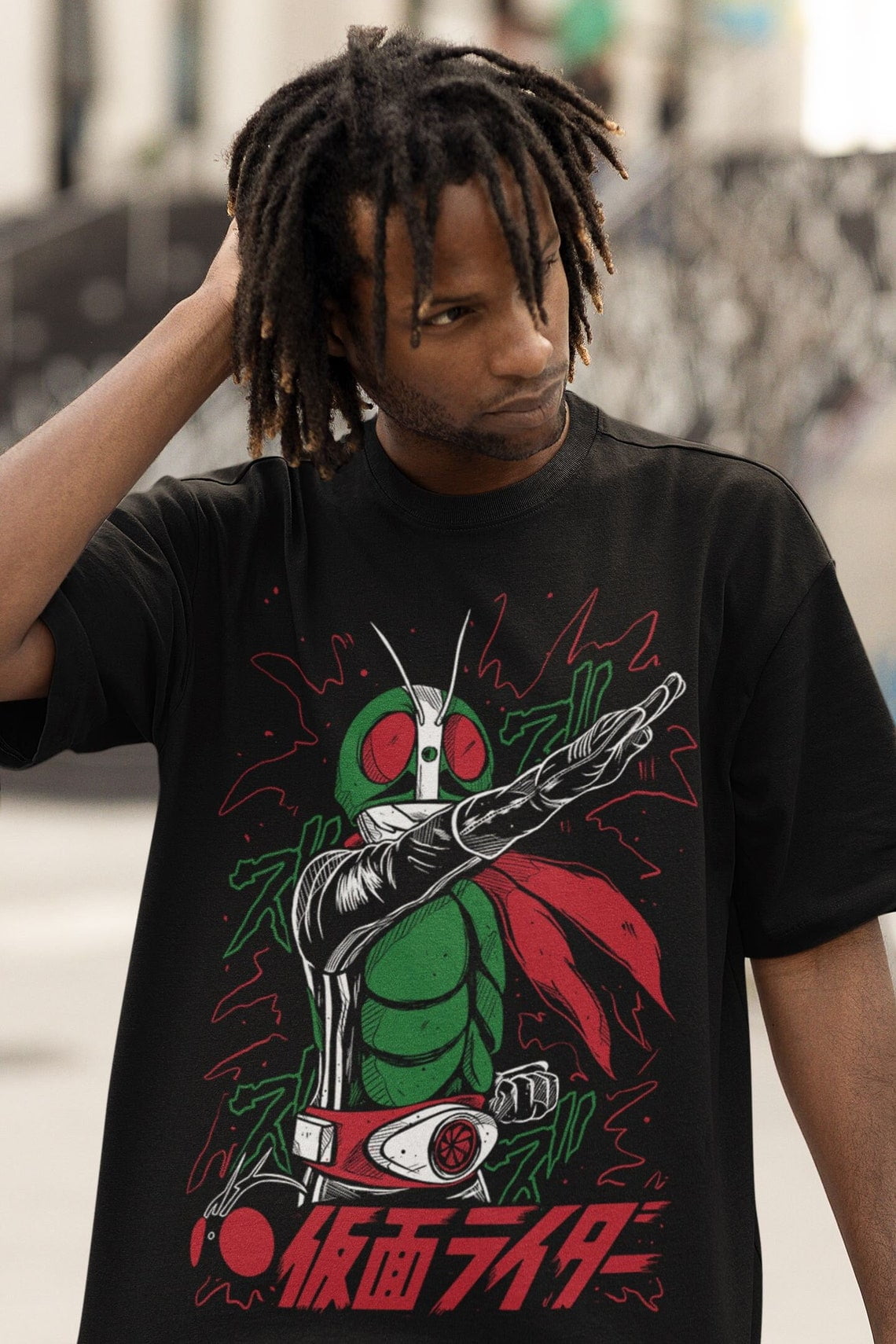 Kamen Rider! Japanese Tokusatsu Science Fiction Hero TV Show Character