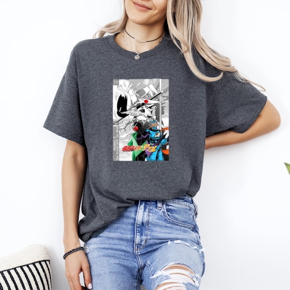 Kamen Rider W Ep 18 Tokusatsu Japanese Hero TV Show Fan T-Shirt, for men & women, up to size 5XL