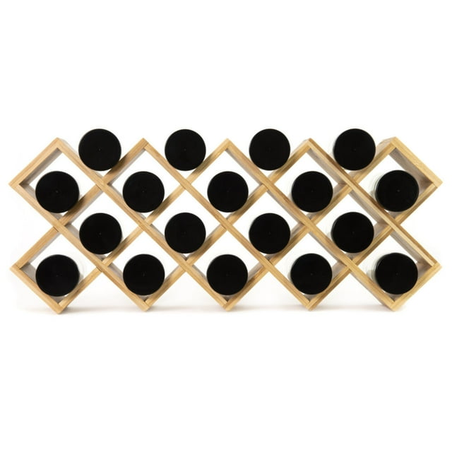 Kamenstein 18-Jar Criss Cross Spice Rack, Unfilled