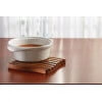 Kamenstein 8-inch Acacia Wood Trivet with Four Foam Feet