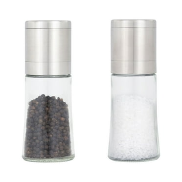Kamenstein Elite Pre-Filled Salt and Pepper Grinder Set, Filled in the USA