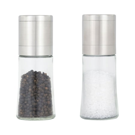 Kamenstein Elite Prefilled Salt and Pepper Grinder Set