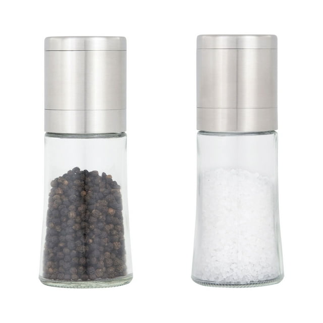 Kamenstein Elite PreFilled Salt and Pepper Grinder Set, Filled in the USA