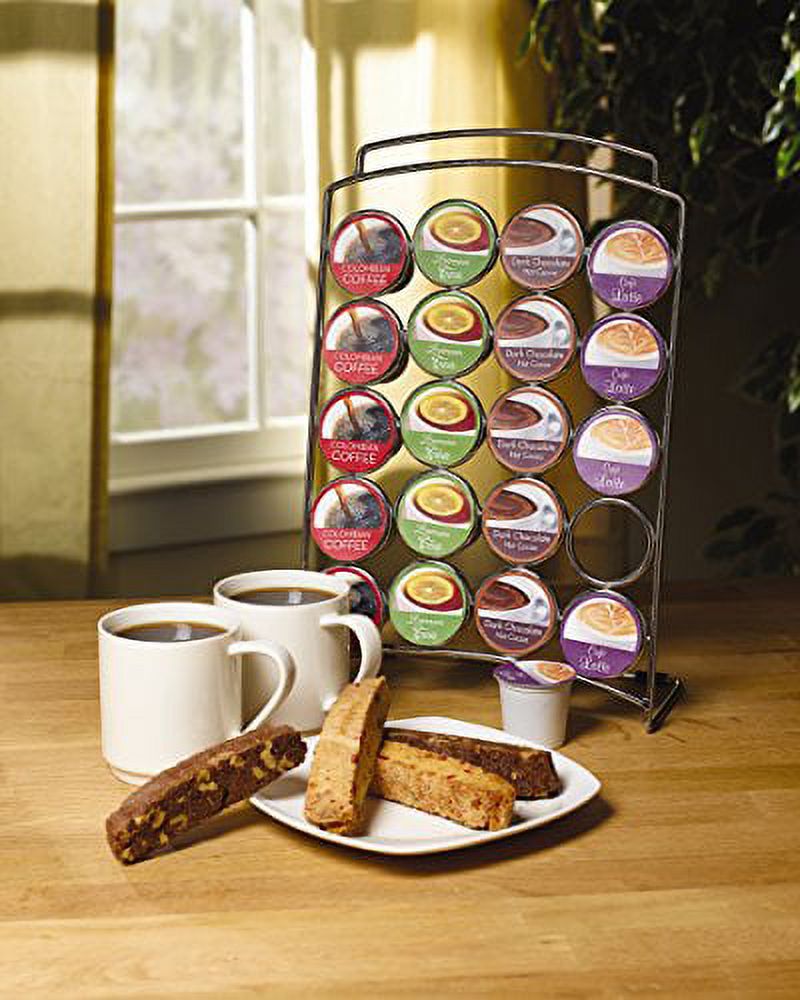Kamenstein Twenty Pod Chrome Wire Coffee Pod Holder