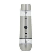 Kamenstein USB Rechargeable Dual Salt & Pepper Grinder Silver