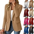 thumbnail image 1 of Kamentoy Blazers for Women Business Casual, Oversized Dressy Work Office Blazers Lightweight Suit Jackets Fall Outfits, 1 of 7