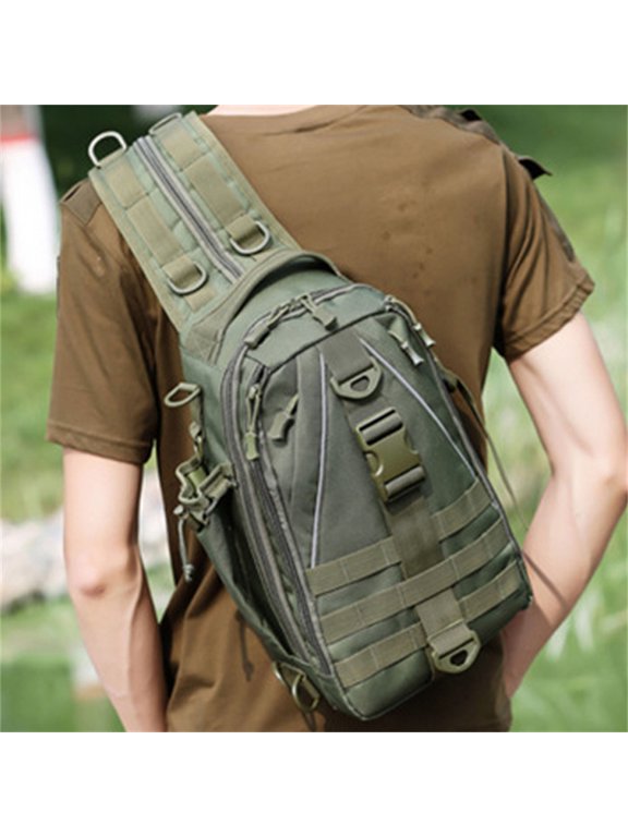 Outdoor Backpack Convertible Single Shoulder Double Shoulder Daypack Large Capacity Lightweight Travel Rucksack Suitable for Hiking Camping Daily
