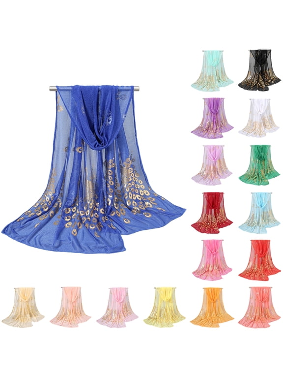 Scarfs for Women Lightweight Print Floral Pattern Scarf Shawl Fashion Scarves Sunscreen Shawls and Wraps Elegant Fashion Accessory for Daily Wear Wedding Party