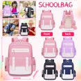 thumbnail image 1 of Kamentoy School Backpack with Chest Strap Lightweight Small Size Daypack for Casual Student Rucksack Adjustable Shoulder Straps Travel Backpack Back To School Essentials, 1 of 5
