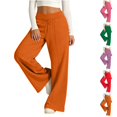 thumbnail image 1 of Kamentoy Sweatpants Women Baggy Oversized Essentials Slacks Wide Leg Pants with Pockets for Exercise Hiking, 1 of 6