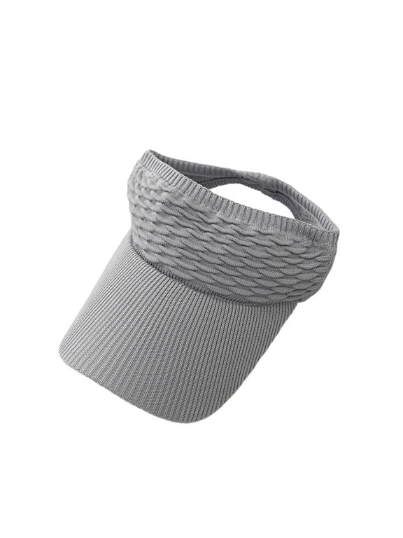 Unisex Visor Baseball Cap Wide Brim Stretch Ponytail Hat Breathable Sweat Wicking Sport Headband Visor for Running Hiking Golf Cycling Beach Outdoor Activities