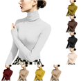 thumbnail image 1 of Kamentoy Womens Long Sleeve Shirts Basic Turtleneck Ribbed Thermal Underwear Tops | Slim Fit Base Layers Tee, Tight Undershirts, Going Out T-shirts, 1 of 5