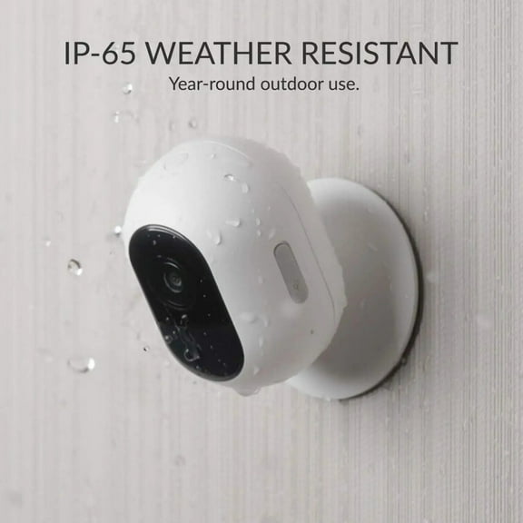 Kami 1080P Wire-Free Home Camera Kit, Wireless Outdoor Battery Security Camera