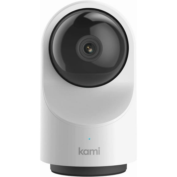 Kami Home Security Camera System 1080P HD Indoor Smart Surveillance Cam, Motion-Activated with 2.4G/5G Dual-Band Wi-Fi, 2-Way Audio, Kami/YI Home APP, Works with Alexa & Google