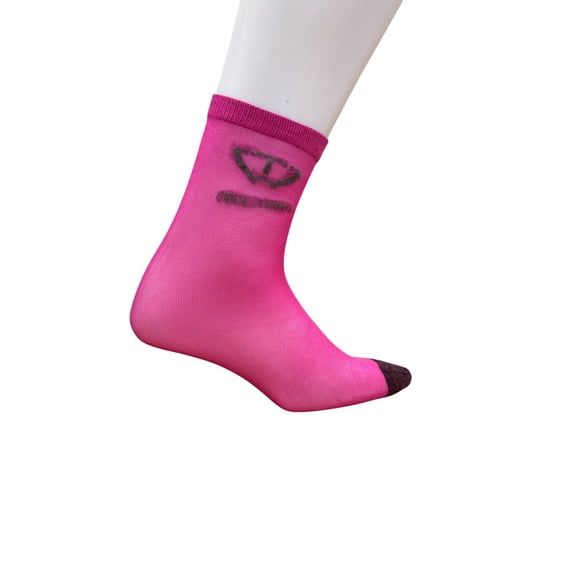 Kami-So Cool Thins Socks (Fuchsia, Short (17"))
