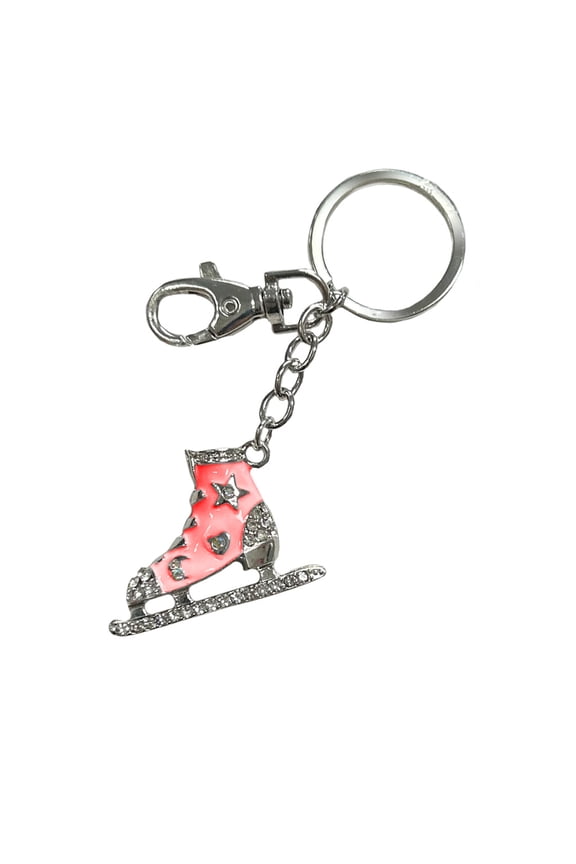 Crystal Skate Key Chain (Pink)