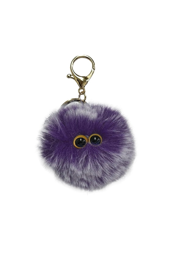 Kami-So Fluffy Keychain - Purple
