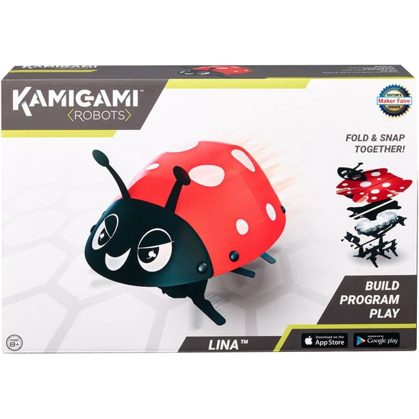 Kamigami Lina Ladybug Build Program Play Engineering STEM Robot