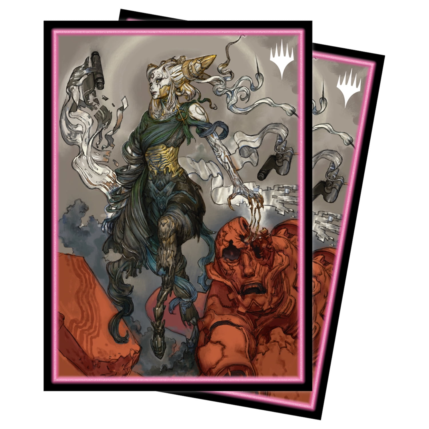 Kamigawa Neon Dynasty Tamiyo, Compleated Sage Standard Deck Protector Sleeves (100ct) for Magic: The Gathering