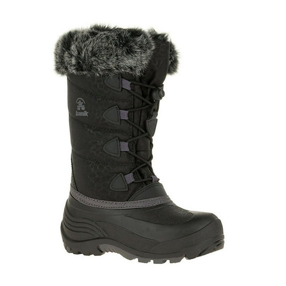 Kamik Girls' The Snowgypsy 3 Winter Boot Black - NF4139S-BLK