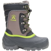 Kamik Little Boys The Luke 3 Winter Boot Charcoal - NF8387-CHA CHARCOAL