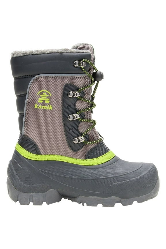 Little Boys' The Luke 3 Winter Boot Charcoal - NF8387-CHA CHARCOAL