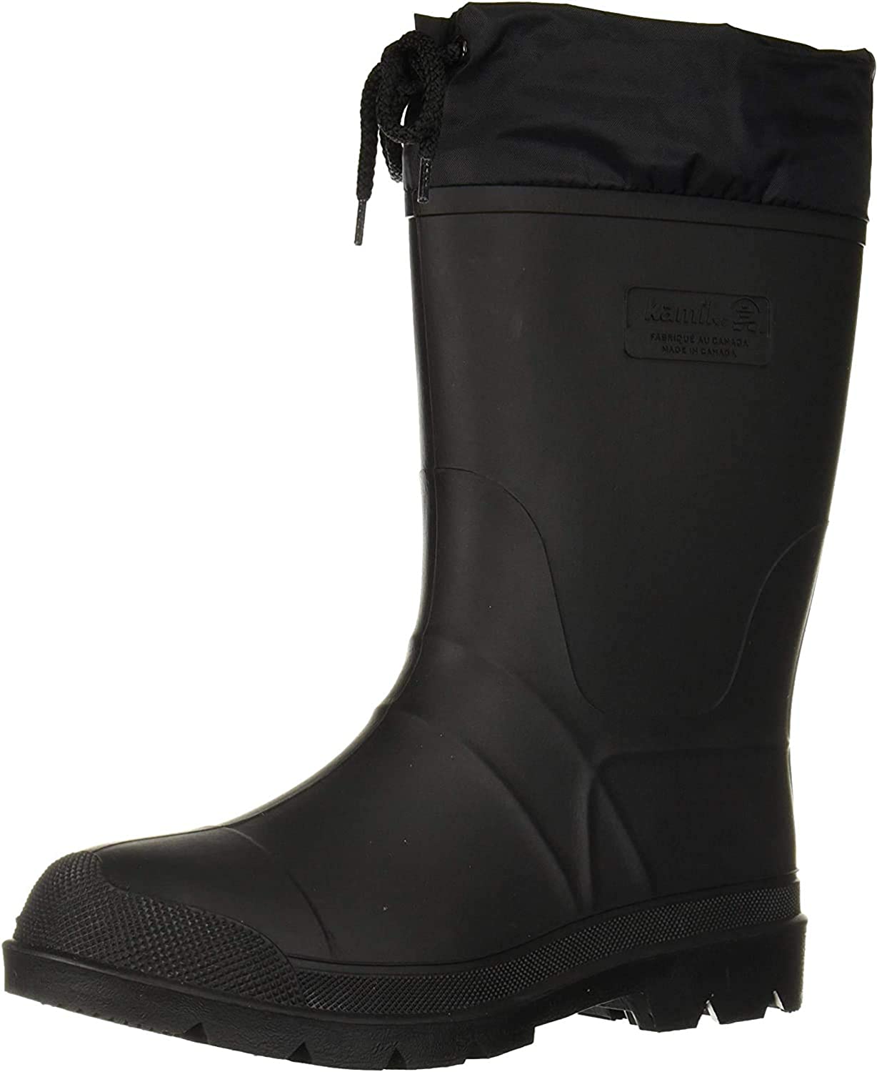 Kamik Kids' Frosty Lake Black Winter Boots - Waterproof, -40°F Rated, Vegan-Friendly Snow Boots (Unisex) - View #3
