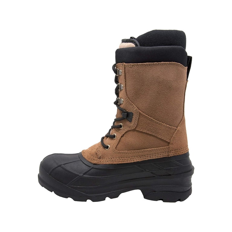 Kamik Tan and Black men’s snow boots Kamik Men main image 2