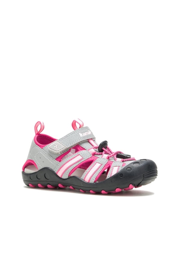Unisex Kids Crab Gray/Pink Sandal - HK4594-GPI GRAY/PINK