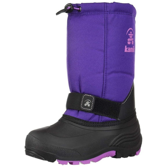 Kamik Unisex Rocket Cold Weather Boot, Kids, Purple Orchid, 4 M US
